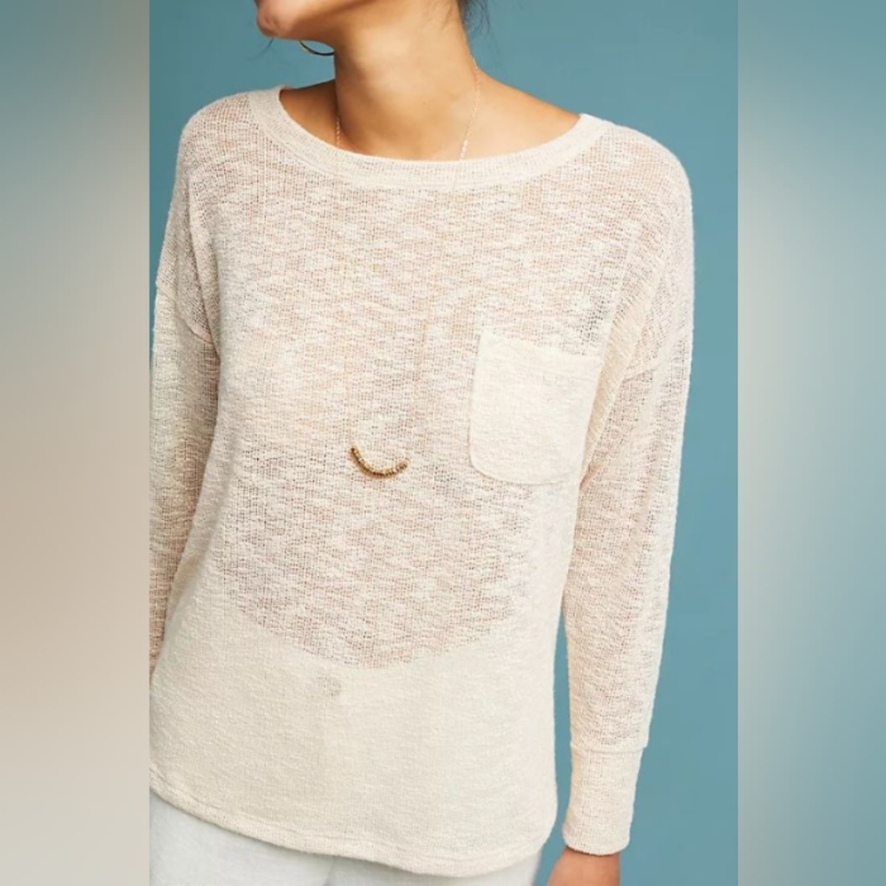 Maeve Kachina Knit Top Size S Bohemian Lightweight